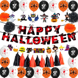 Happy Halloween themed balloons and party supplies for sale in Dubai