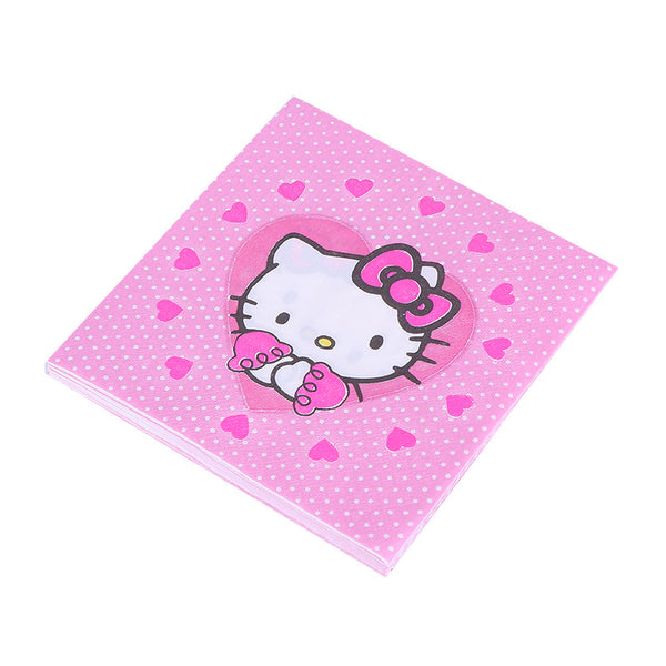 Tissue napkins hello kitty themed for sale online in Dubai