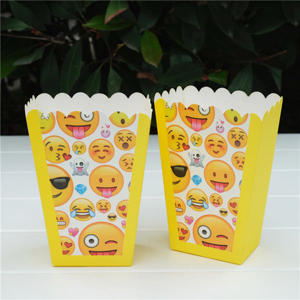 Popcorn boxes Emoji themed for sale online in Dubai