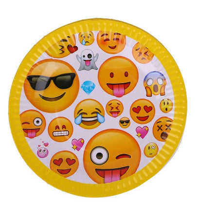 Paper plates Emoji themed for sale online in Dubai