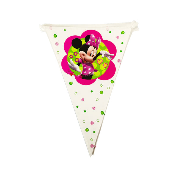 Flag banner bunting Minnie Mouse themed for sale online in Dubai