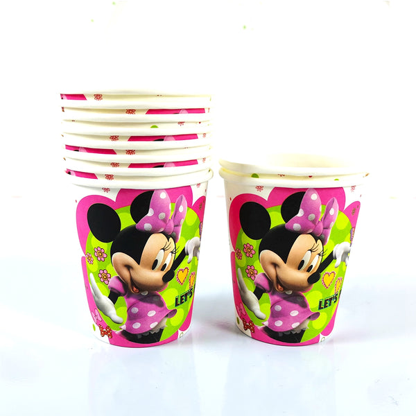 Paper cups Minnie Mouse themed for sale online in Dubai