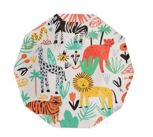 Animals Hexagonal paper plates for sale in Dubai