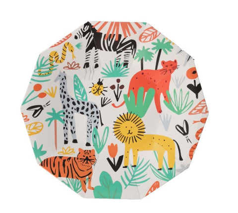 Animals Hexagonal paper plates for sale in Dubai