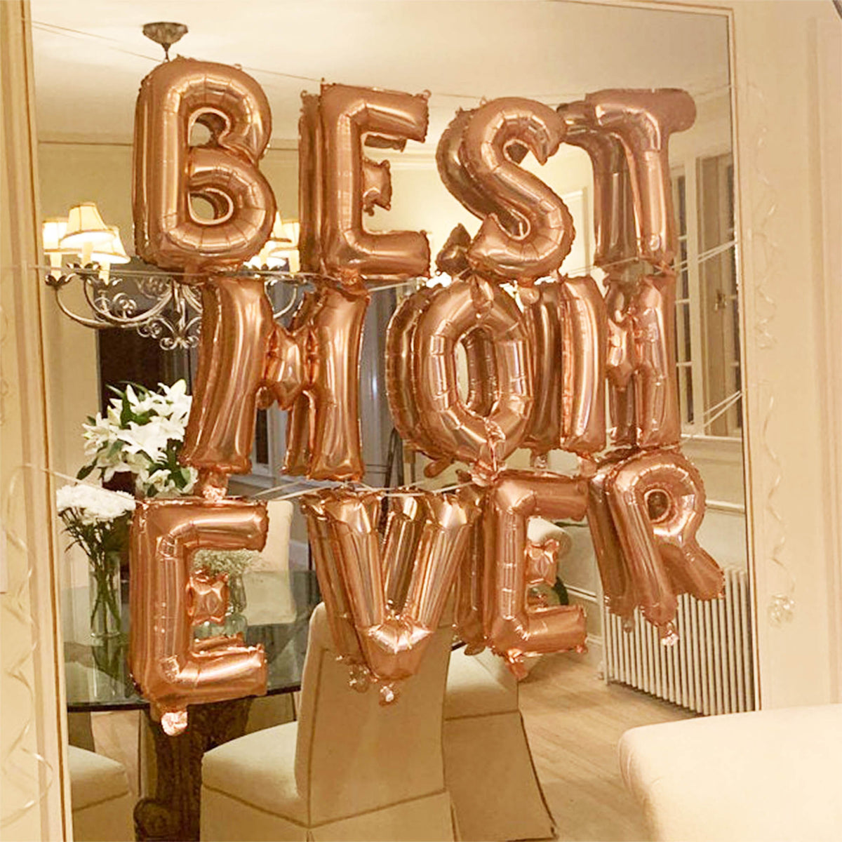 Best Mom Ever huge letter balloons PartyMonster.ae