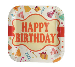 Happy Birthday paper plates for sale in Dubai