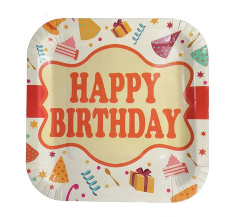 Happy Birthday paper plates for sale in Dubai