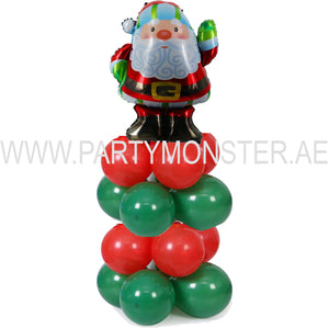 Santa Claus Christmas balloon pillar for sale online in Dubai