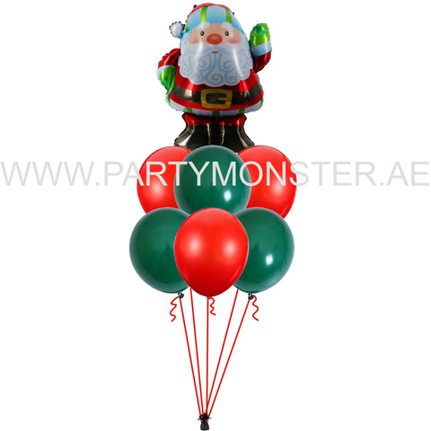 Santa Claus Balloon Bouquet for sale online delivery in Dubai