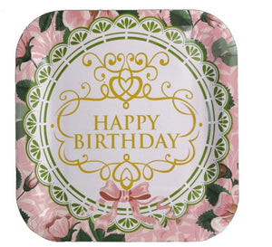 Victorian Birthday paper plates for sale in Dubai