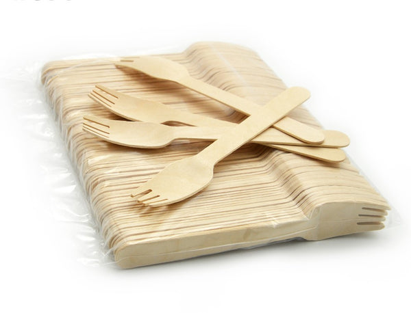 Disposable wooden forks for sale online in Dubai