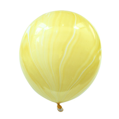 Yellow marble latex balloon for sale online in Dubai