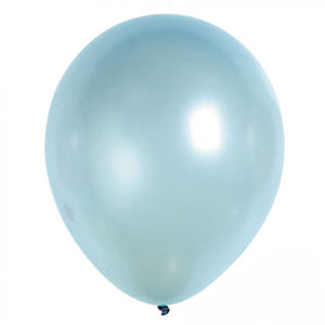 light metallic blue latex balloon for sale online delivery in Dubai