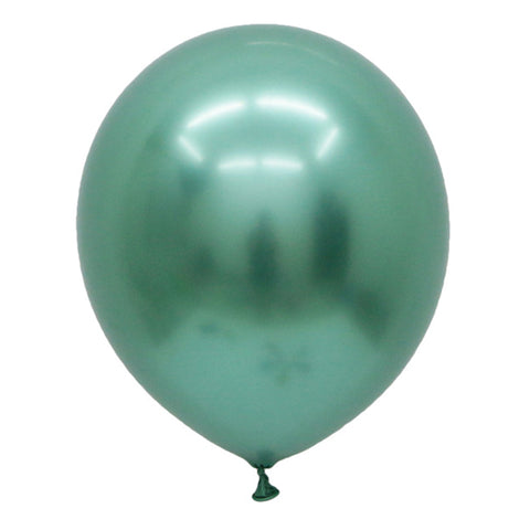 Green chrome latex balloons for sale online in Dubai
