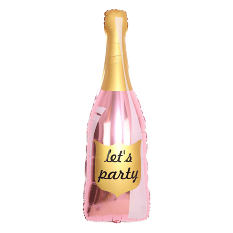 Let's Party Champagne Bottle Foil Balloon - 36 inches
