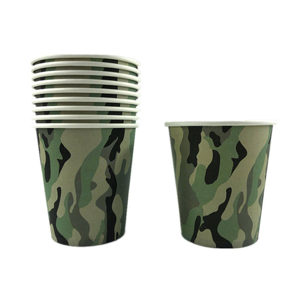 Paper cups army themed for sale online in Dubai