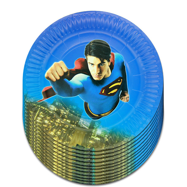 paper plates Superman themed for sale online in Dubai