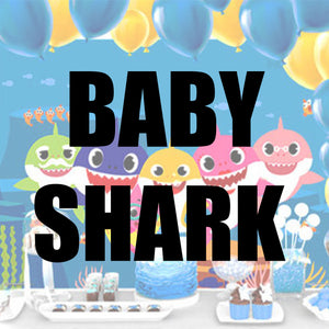Baby Shark balloons and party supplies in Dubai