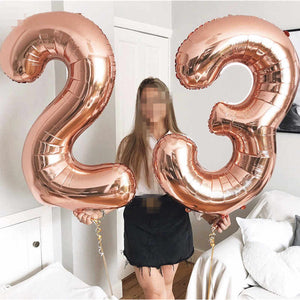 Number balloons collection
