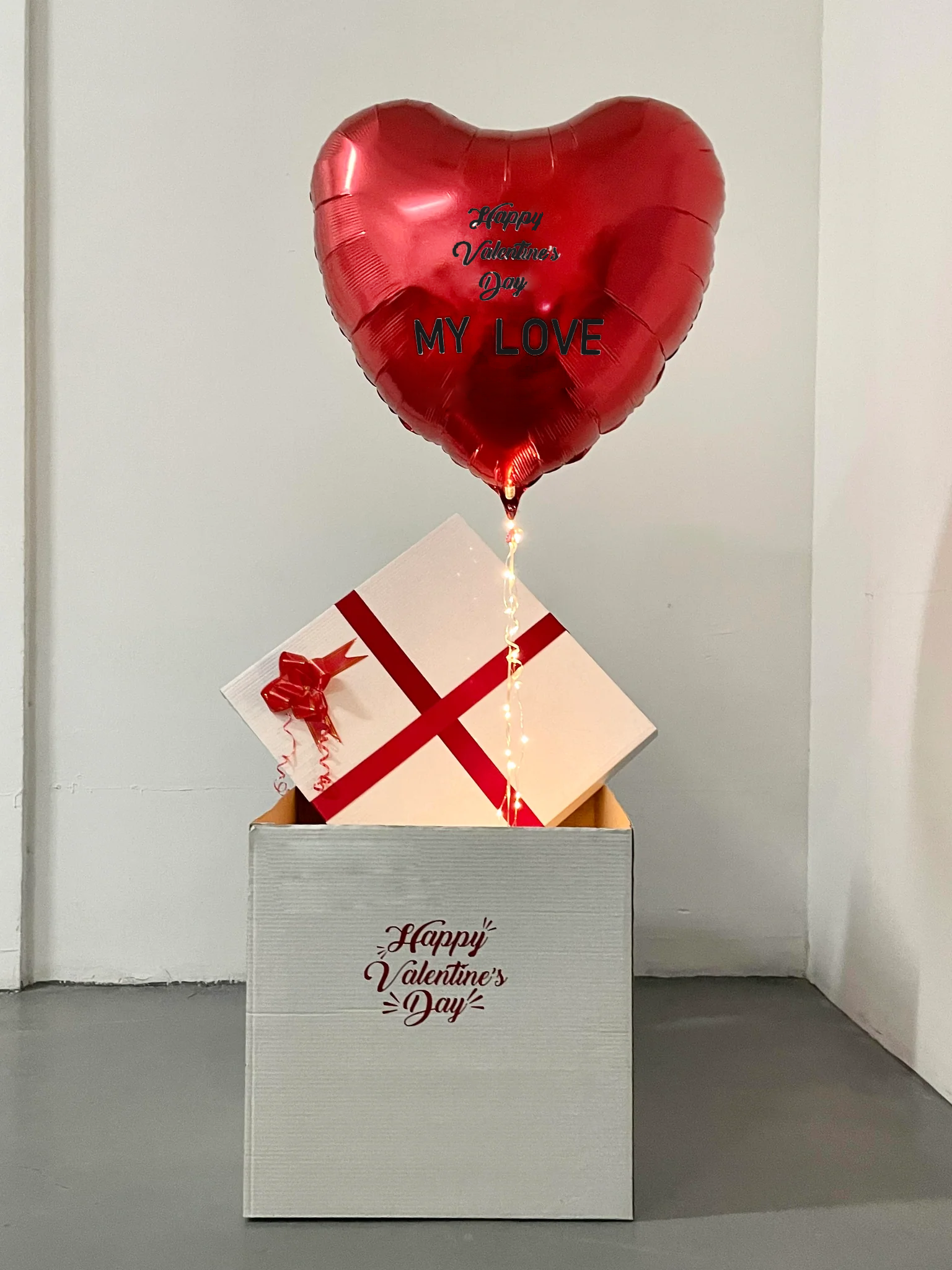 Valentine Surprise Box With Lights!