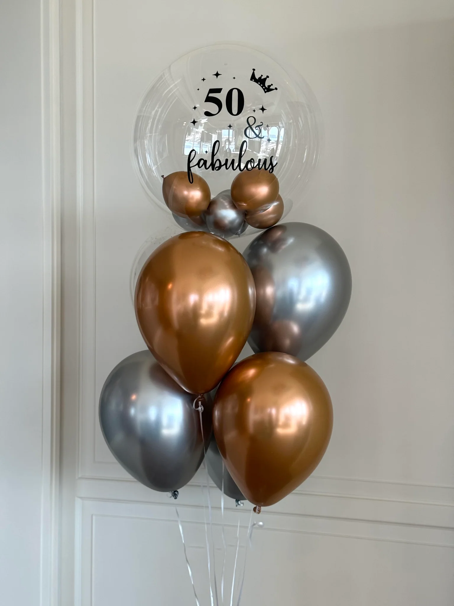 50th birthday balloons in Dubai