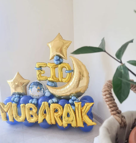 Eid Mubarak Balloon Arragnement in Dubai