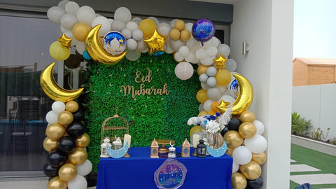Best Eid Mubarak decoration set up in Dubai
