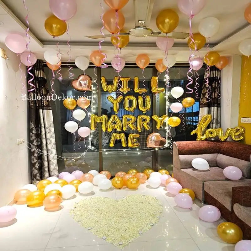 Marriage Proposal Decor in Dubai