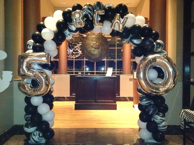 spiral balloon arch rental in Dubai