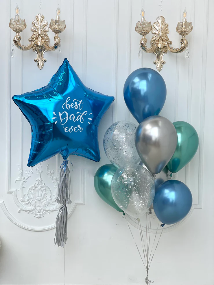 dad birthday balloons delivery in Dubai