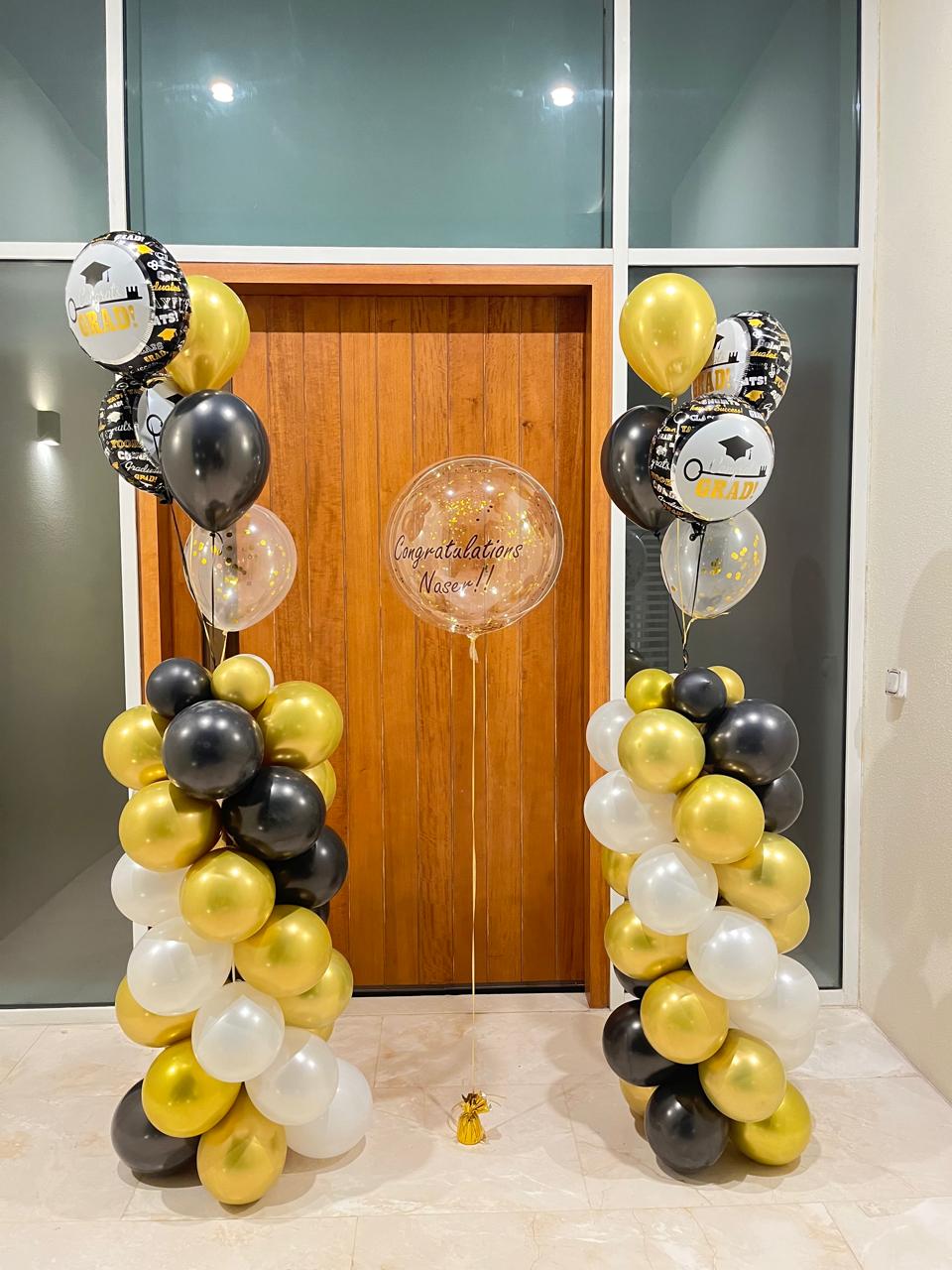 Graduation balloons set