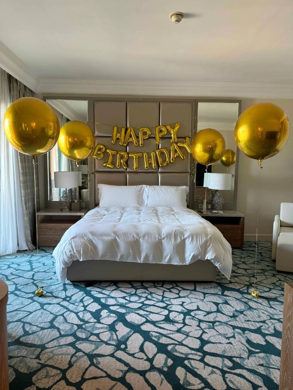 hotel room decor in Dubai