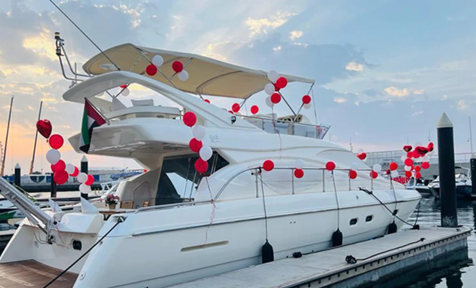 marry me love balloons in Dubai
