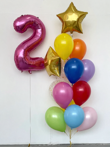 colorful latex balloons delivery in Dubai