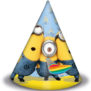 Minion Party Hats 6pcs - PartyMonster.ae