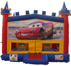 Cars Bouncy Castle - 4.8m - PartyMonster.ae