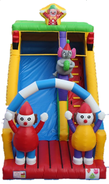 Circus Inflatable Slide - 7.5m - PartyMonster.ae