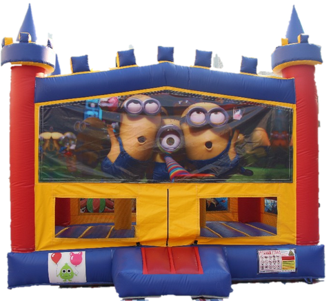 Minion Bouncy Castle - 4.8m - PartyMonster.ae