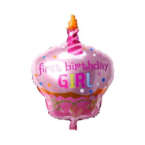 1st birthday girl foil balloons for sale online in Dubai
