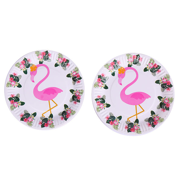 Paper plates Flamingo themed for sale online in Dubai
