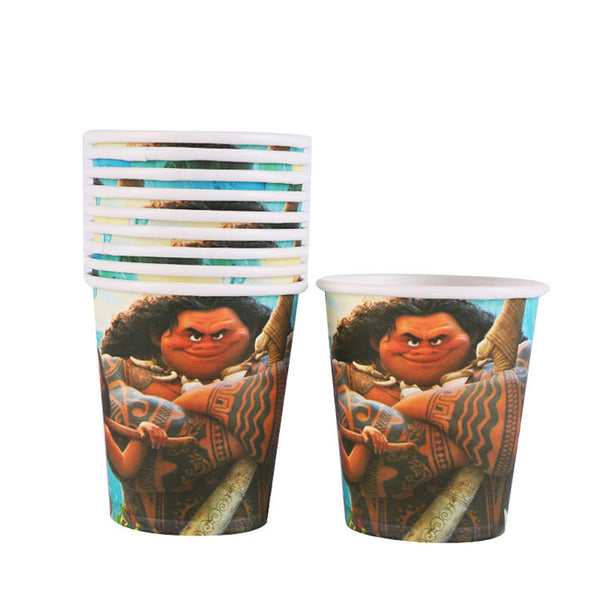 Paper cups Moana themed for sale online in Dubai
