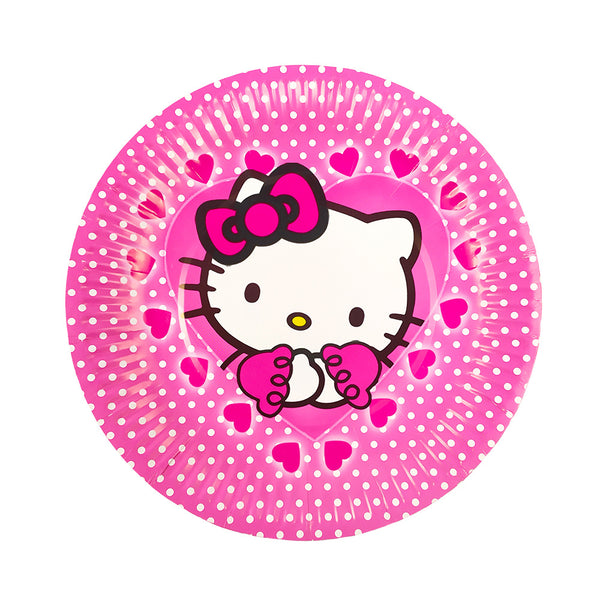 Paper plates hello kitty themed for sale online in Dubai