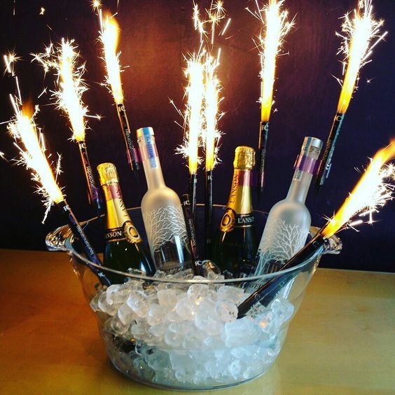 sparkling candles for champagne bottles for sale online in Dubai