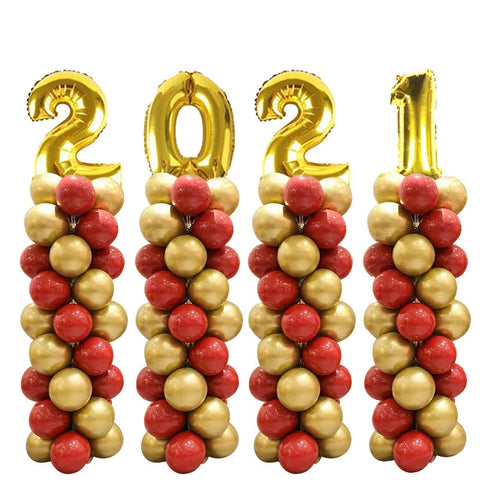 new year balloon pillars for sale online in Dubai