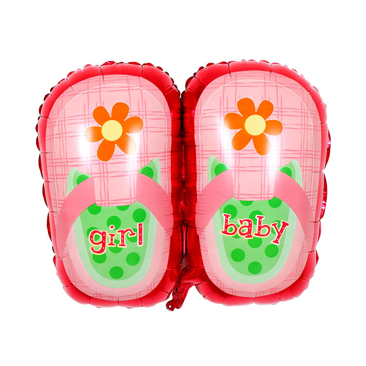Huge Baby Girl Shoes - 30in - PartyMonster.ae