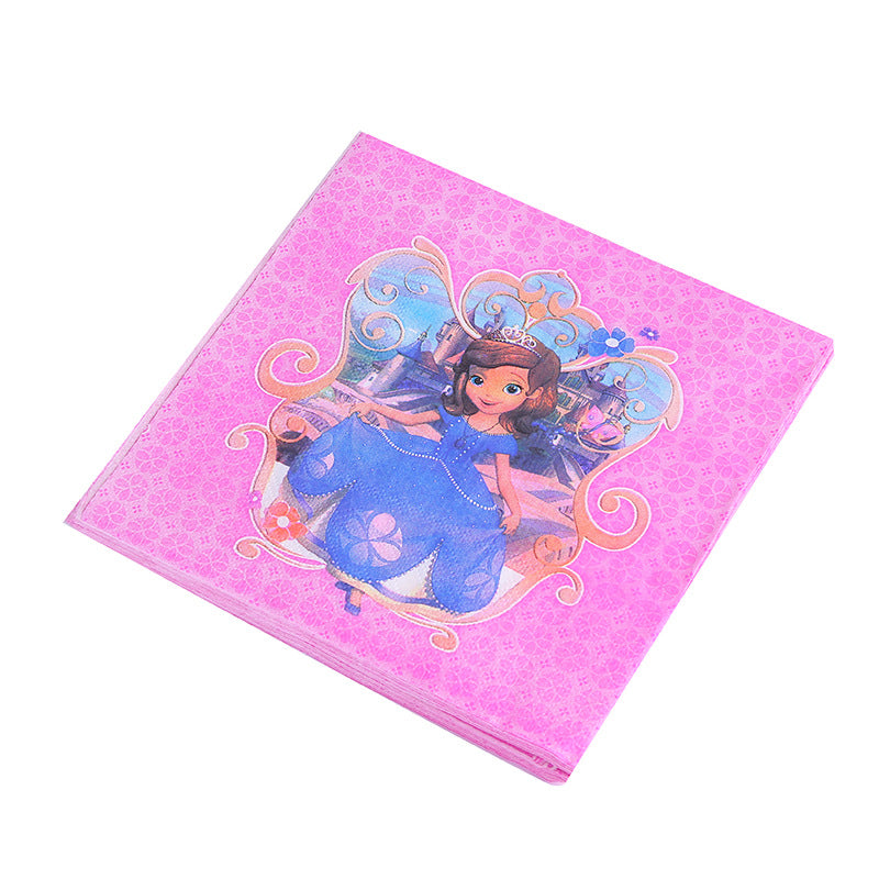 Tissue Napkin  Sophia the First themed for sale online in Dubai