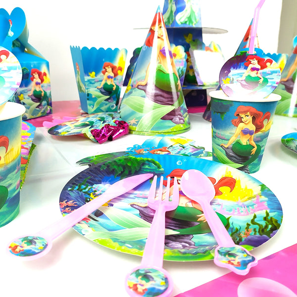 Mermaid themed party supplies for sale online in Dubai
