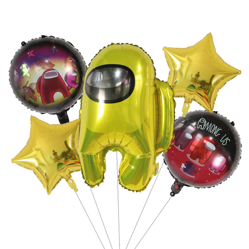 Among us foil balloons delivery in Dubai