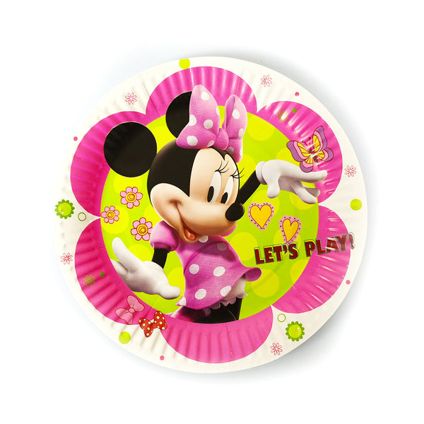 Paper plates Minnie Mouse themed for sale online in Dubai