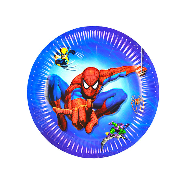 Paper Plates Spiderman themed for sale online in Dubai